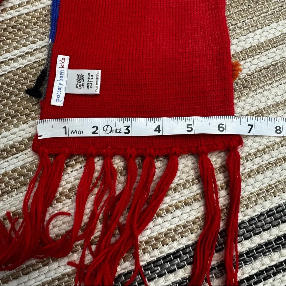 Pottery Barn Kids‎ Multicolor Fringe Wool Alpaca Blend Scarf